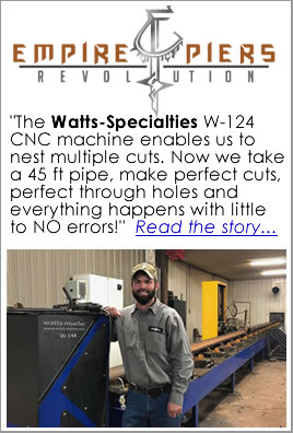 Empire Piers Increases Efficiency with a W-144 Plasma Pipe Cutter