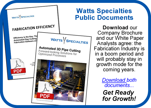 Watts Specialties CNC Plasma Pipe Cutter Machines Auburn WA